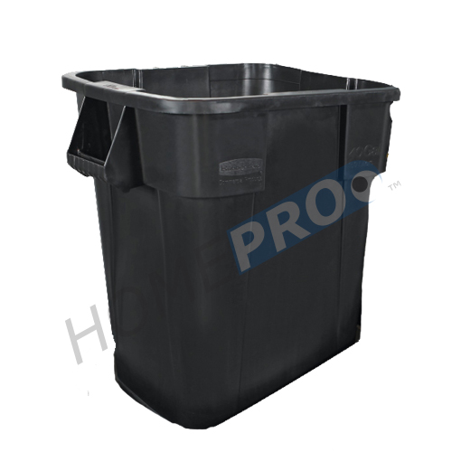 Can, Trash, 40 Gal, Blk 
