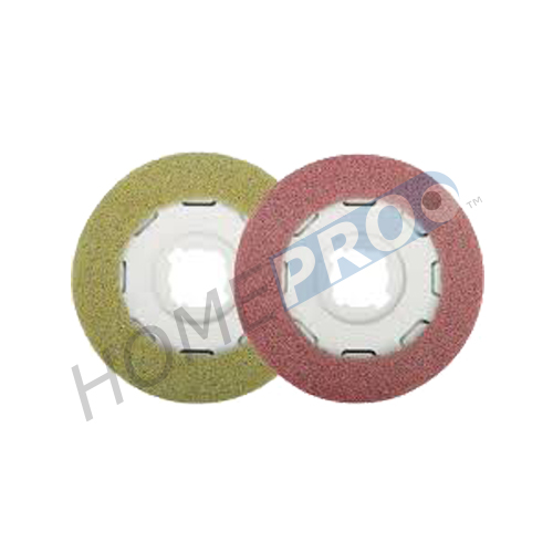 DISCO Polishing Pads (2 pads) for poor-surface prep (red) and restore gloss finish (yellow) 