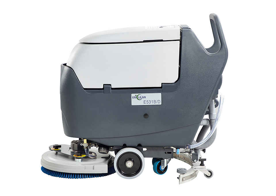 ERIClean E531S Walk-Behind Scrubber E531S, E531S, ERIClean, walk-behind scrubber, floor scrubber, automatic floor scrubber, LiFePO4 floor scrubber, commercial floor cleaning machine, 20 in