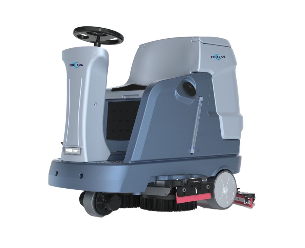 ERIClean E660R Rider Scrubber E660R, E660R, ERIClean, rider scrubber, floor scrubber, automatic floor scrubber, LiFePO4 floor scrubber, commercial floor cleaning machine, 26 in
