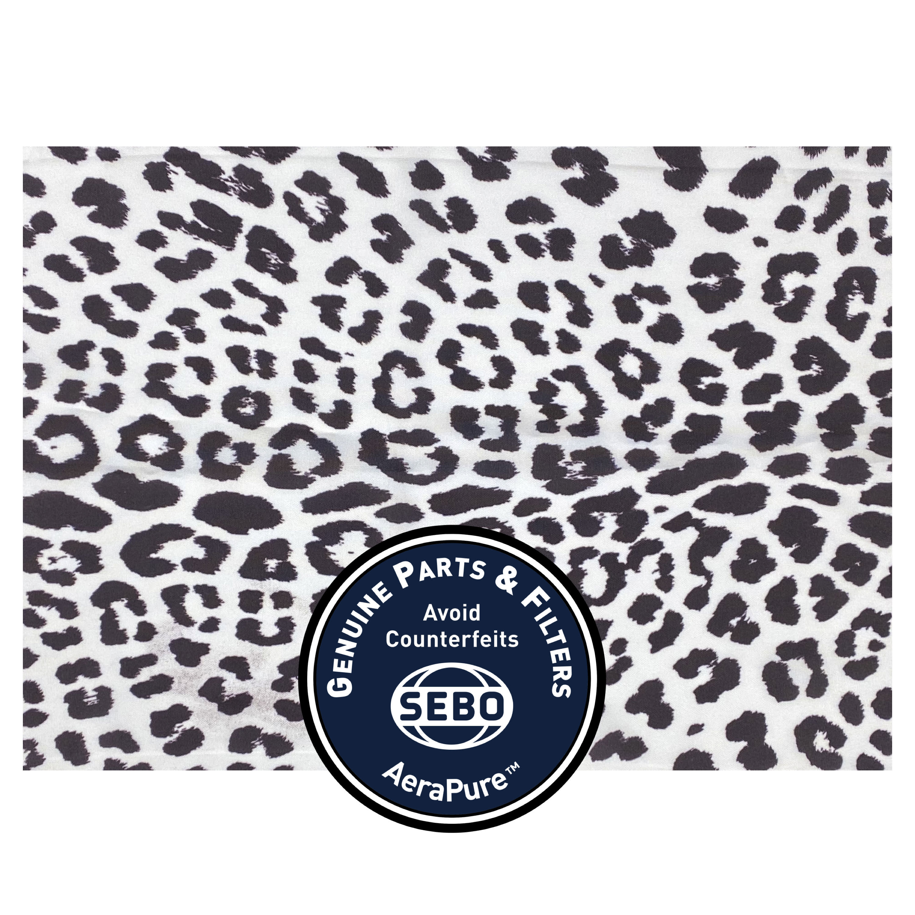 Exhaust Microfilter with textile, for FELIX (animal print) 