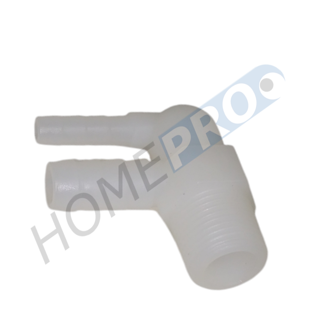 Hosebarb, 3/8Mpt,2X 1/4,1X 3/8 