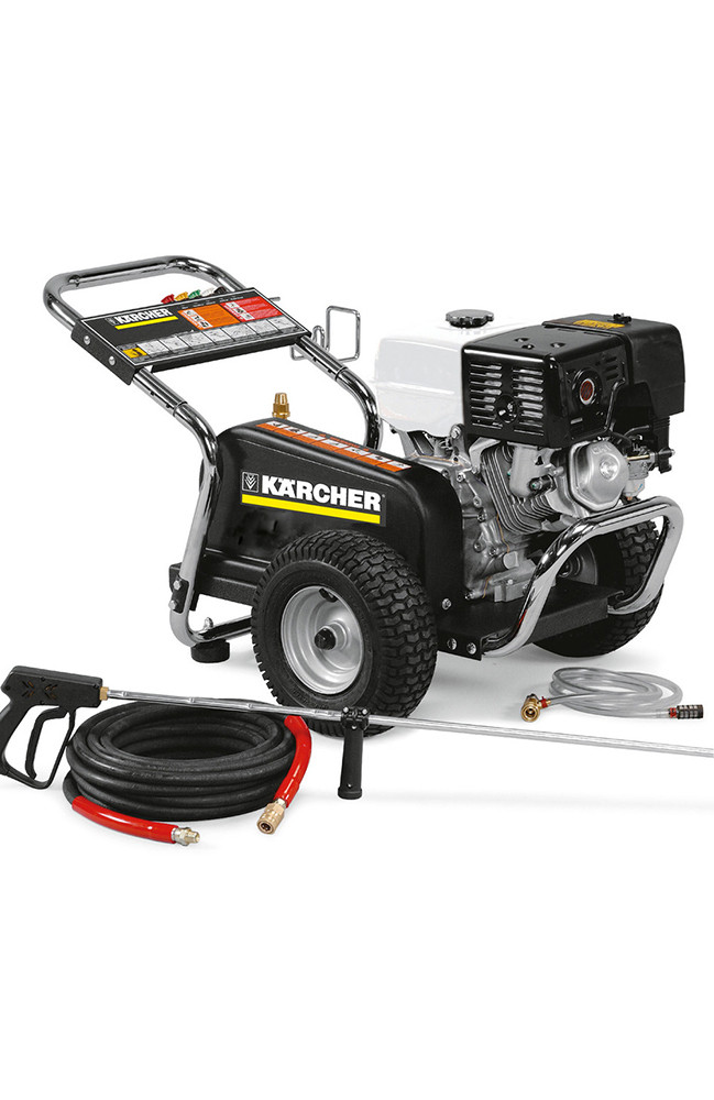 HD PB Cart karcher, gas, pressure, washer, hd series, 3.0/30pb, professional, commercial, industrial, cold-water, powerful, trailer, gasoline, powered, 