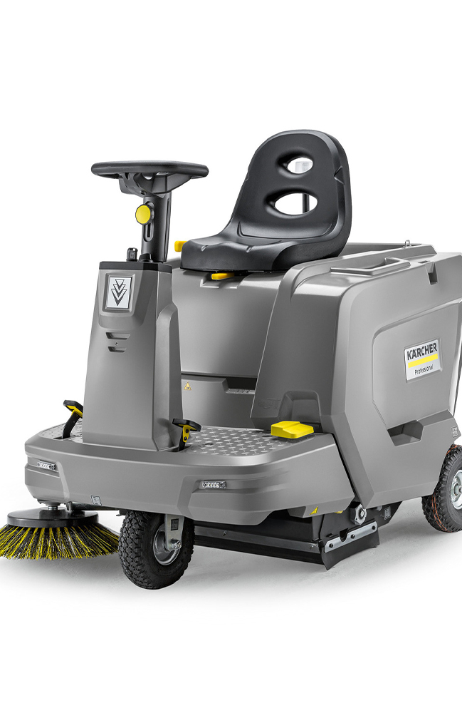 Karcher KM 85/50 R Bp karcher, km, 85/50, r, bp, ride, on ride-on, sweeper, professional, commercial, janitorial, industrial, large, equipment, 