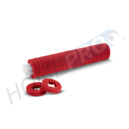 Karcher BR, Pad Red With Sleeve Br 35/12 Karcher, Windsor, Windsor Vacuums, replacement parts, cleaning pads, BR 35/12, scrubber machine parts, OEM parts