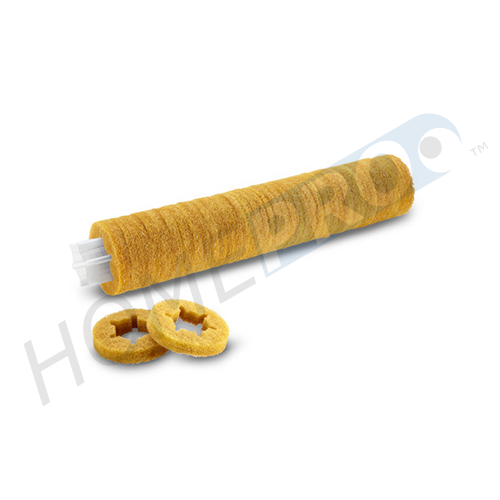 Pad Yellow With Sleeve Karcher, Windsor, Pad Yellow With Sleeve, replacement parts, floor machine accessories, cleaning pads, OEM parts, Windsor Vacuums, dual brush cleaner