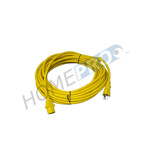 Power Cable, Yellow, 40Ft, Sensor S2 HEPA 
