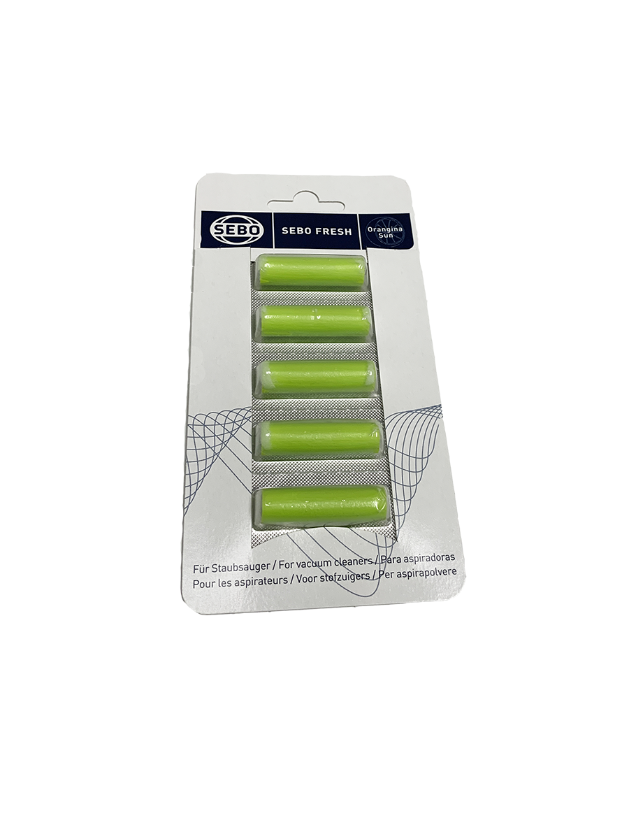 SEBO FRESH Vacuum Air Scents (Orangina Sun scent), 1 pack of 5 