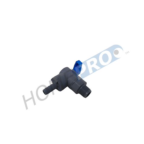 Windsor Chariot, Valve, Ball 3/8Mpt X 3/8Barb, 90Deg 