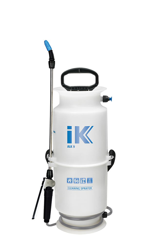 iK Alkaline 9 Sprayer IK, alkaline, sprayer, 9 quart, carpet, cleaning, chemical, application, spray, spraying, commercial, upholstery, rugs, vehicle, detailing, clean