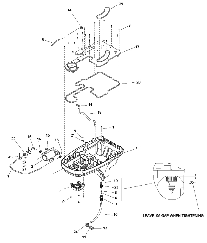 Windsor Clipper Duo Handle Bracket