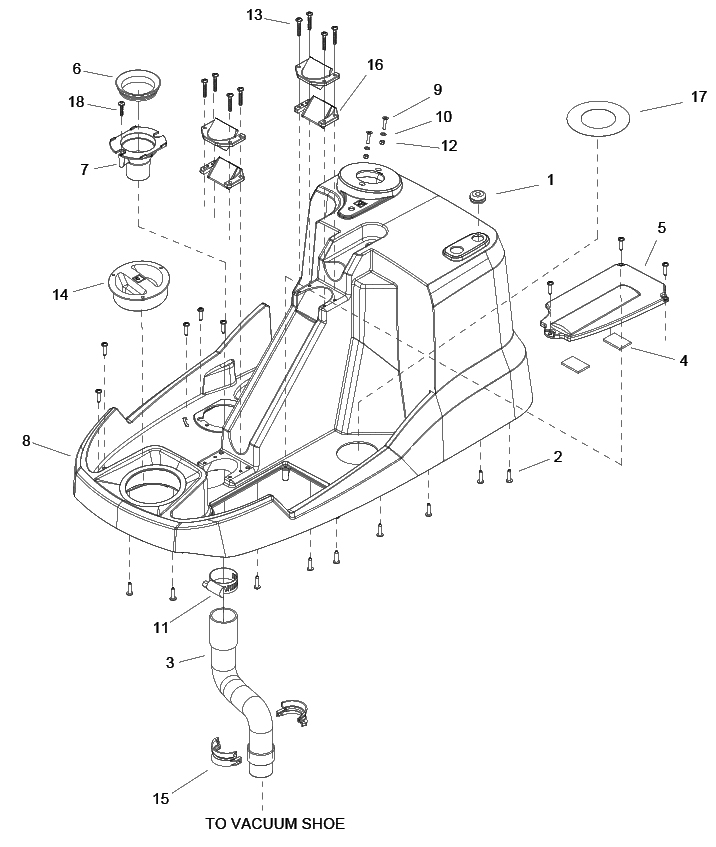 Windsor Clipper Duo Handle Release Lever