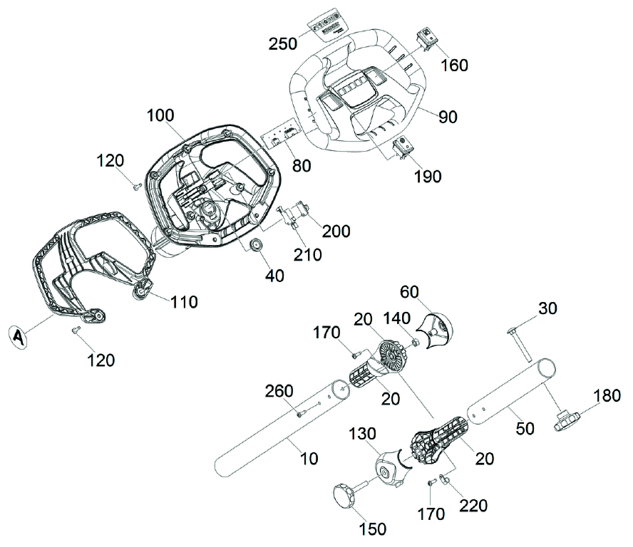 Karcher BD 38/12 C BP Steering Pillar