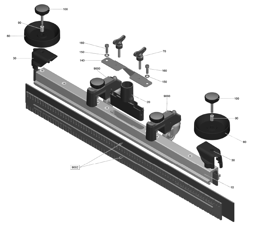 Karcher BD 50/50 Suction Bar Straight