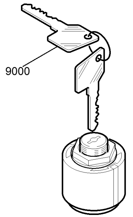 Karcher BR 35/12 Key Switch