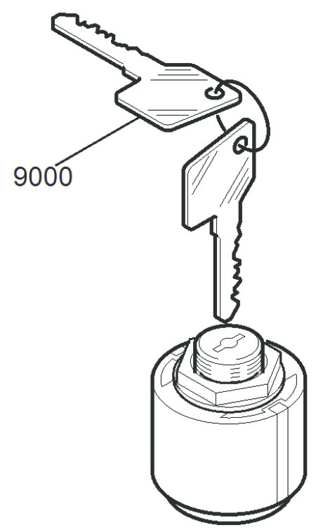 Karcher BR 45/22 Key Switch