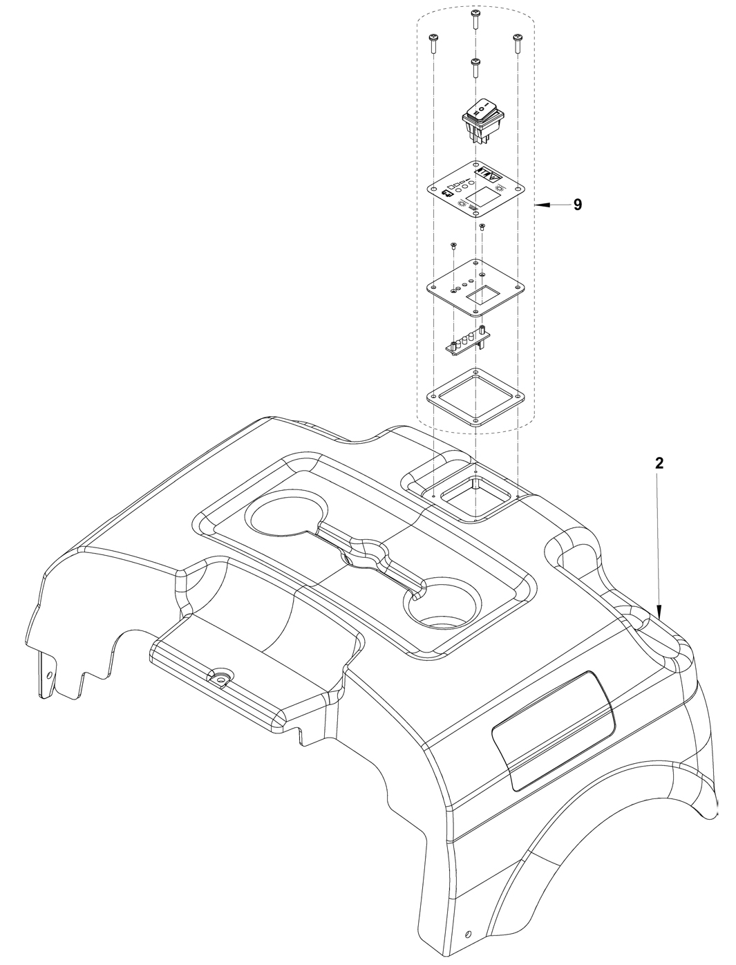 Clarke BSW-28 Control Panel