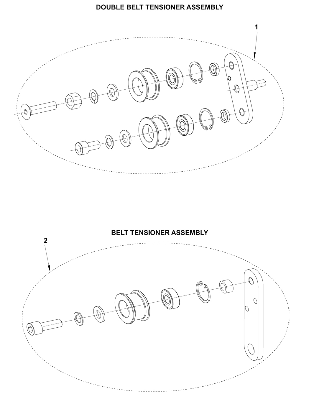Clarke BSW-28 Belt Tensioner Assemblies