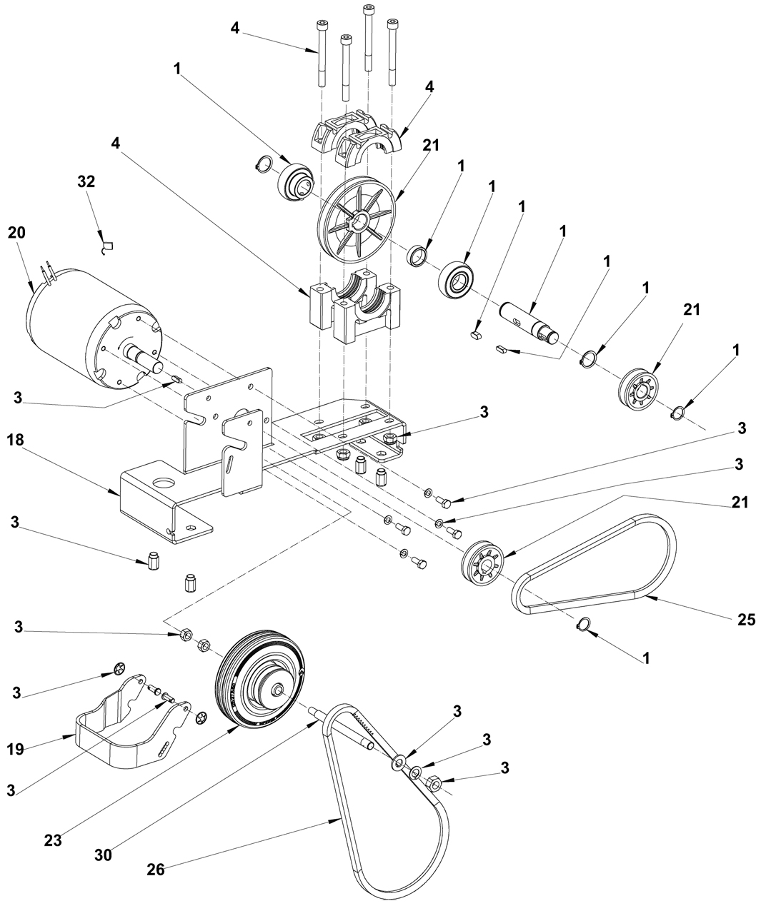 Clarke BSW-28 Transmission System
