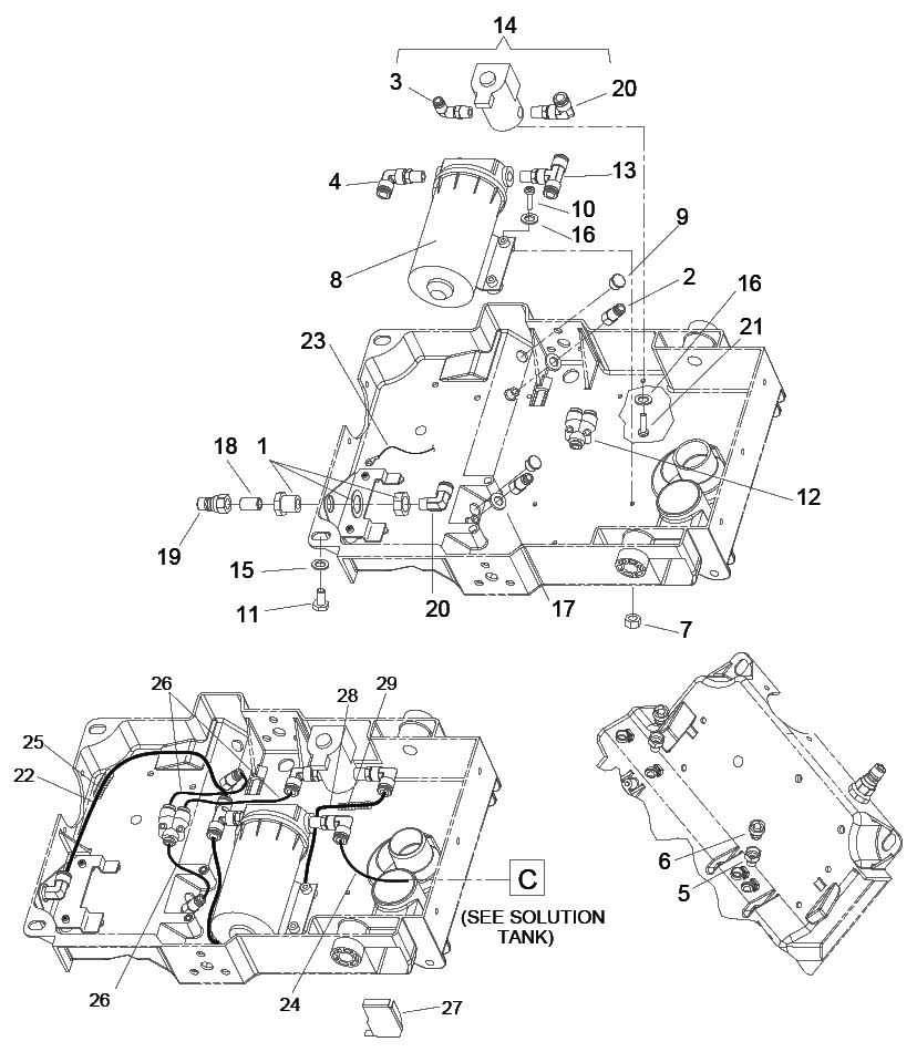 Windsor Cadet 7 Pump Assembly