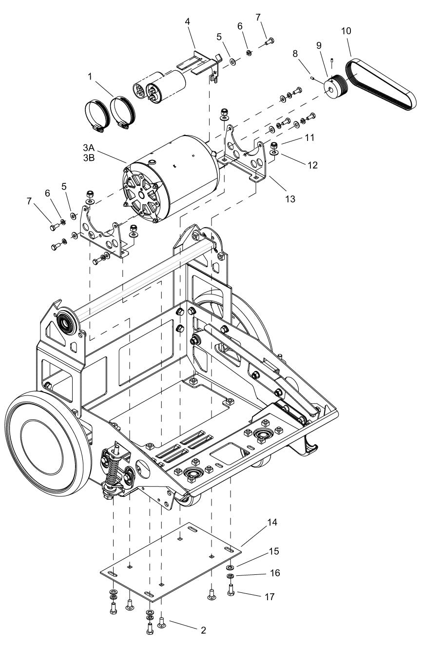 Windsor NuWave Brush Motor