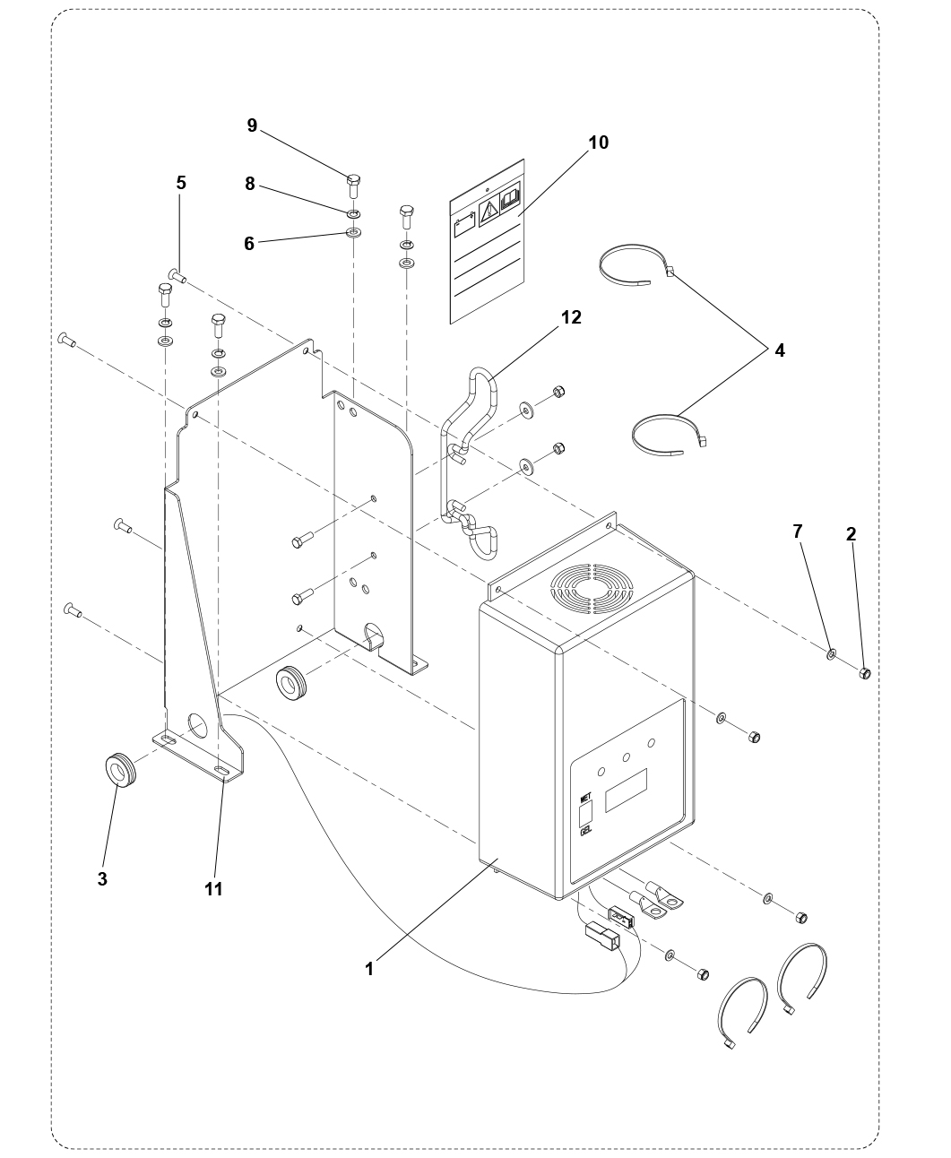 Clarke RSW 37 Battery Charger Assembly