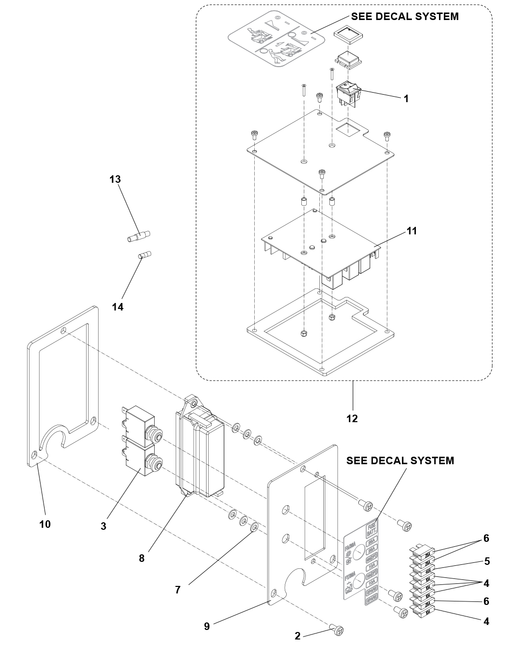 Clarke RSW 37 Electrical Components