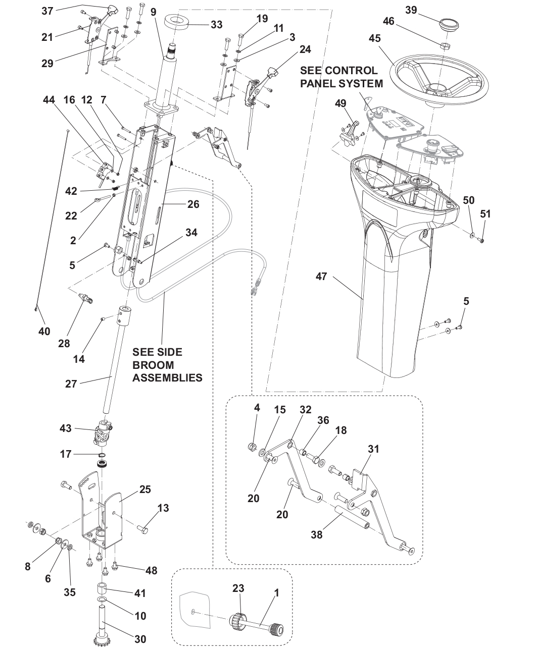 Clarke RSW 37 Steering System