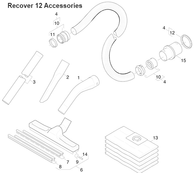 Karcher Recover 12 Accessories