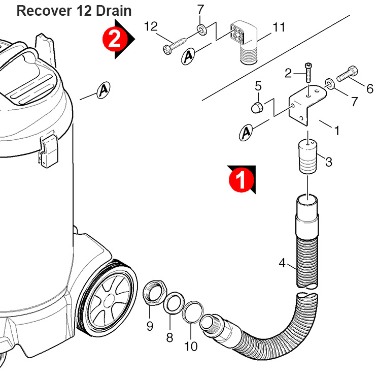 Karcher Recover 12 Drain Hose