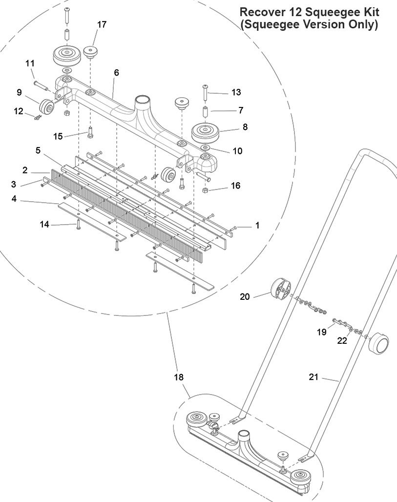 Karcher Recover 12 Squeegee
