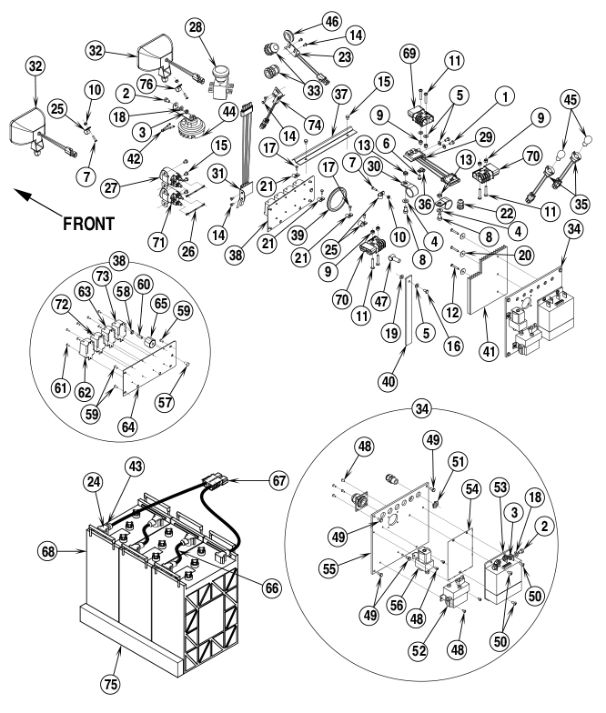 Nilfisk Retriever 4600 Electrical System