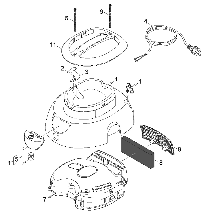 Windsor TrekVac 3 Housing