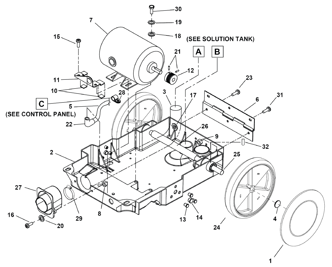 Admiral 8 Frame Assembly